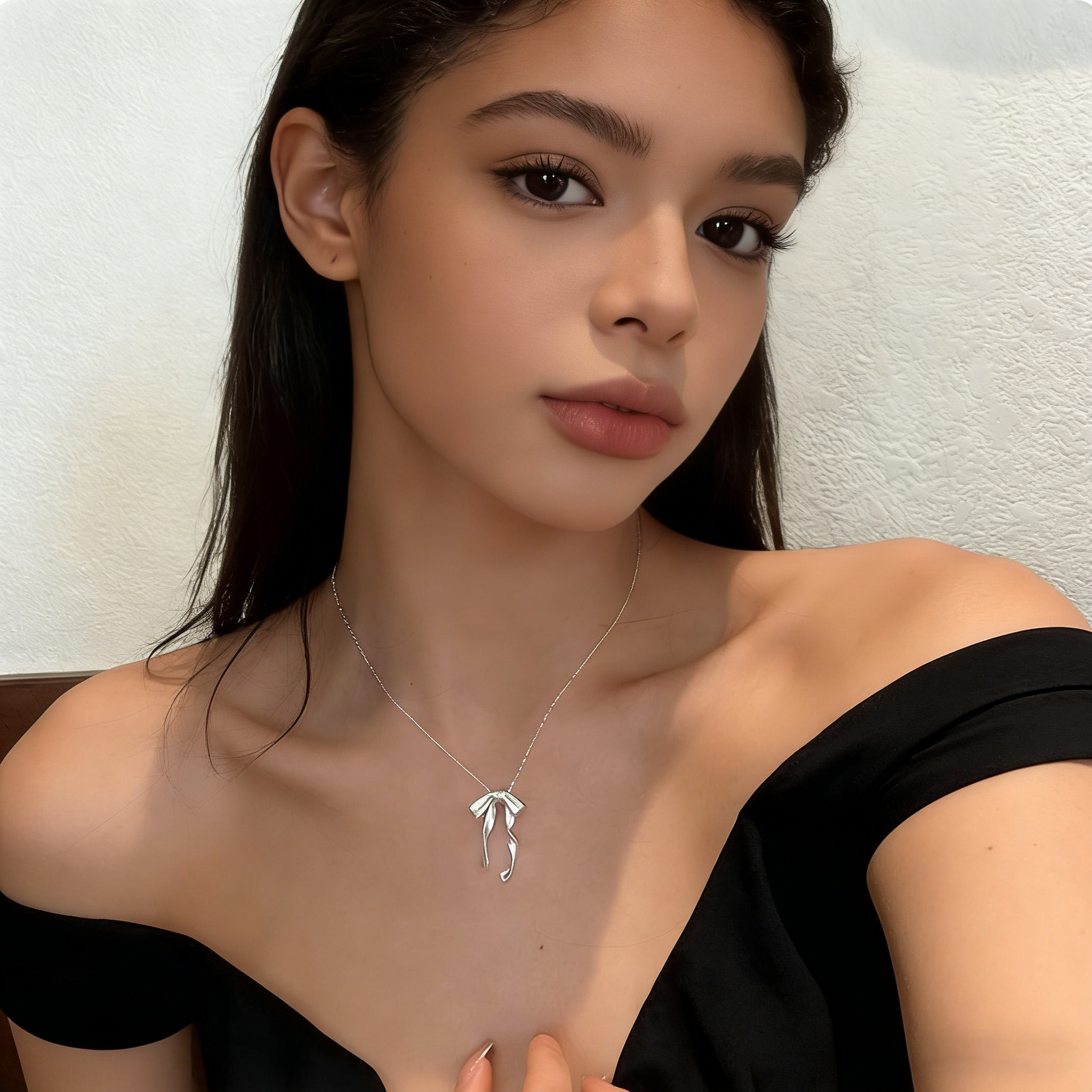 Women Butterfly Sweet Lady Ribbon Jewelry